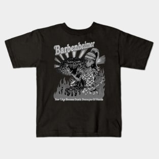 Black Barbenheimer Kids T-Shirt